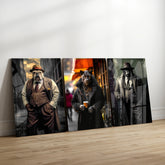 Quirky Animal Glass Wall Art Bundle.